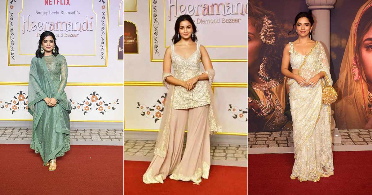 Heeramandi: Alia Bhatt, Rashmika Mandanna, Mrunal Thakur, Ahsaas Channa & More Pull Out All The Stops For Sanjay Leela Bhansali; Dress To Impress In Regal Style!