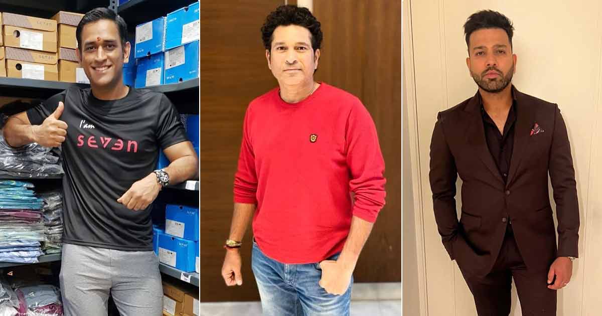 MS Dhoni, Sachin Tendulkar & Rohit Sharma Reunite But There’s a Catch! Netizens React: “GOATs In One Frame”