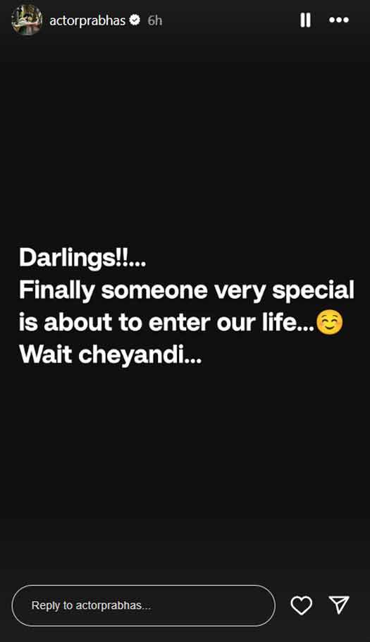 Kalki 2898 AD Star Prabhas Breaks Internet With His Cryptic Post
