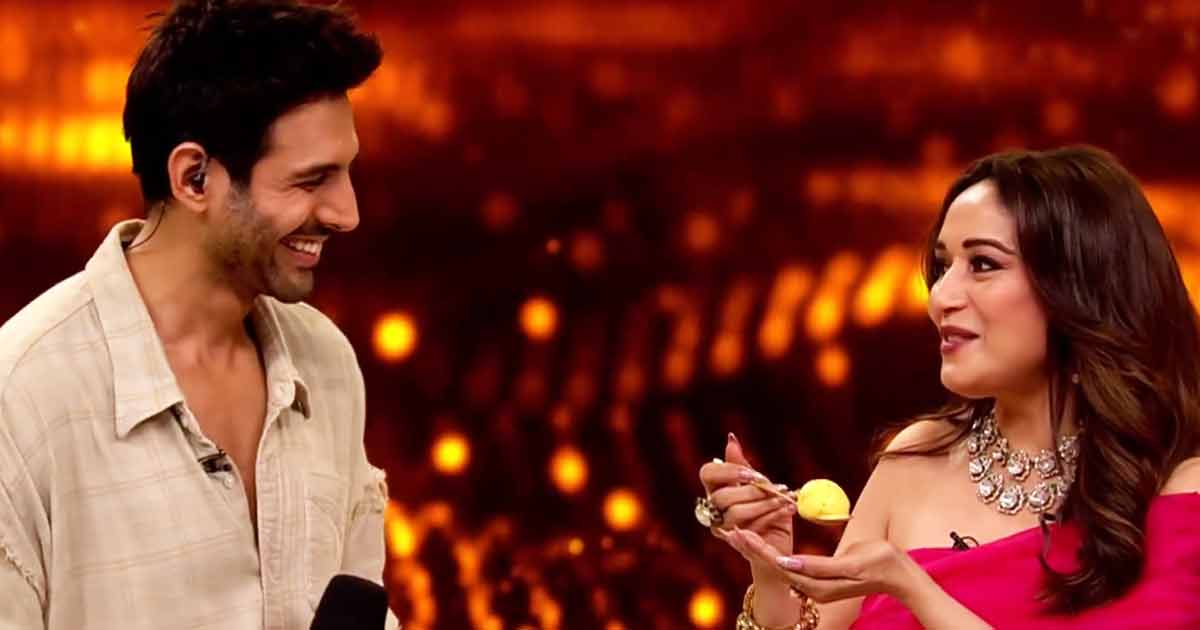 Kartik Aaryan Blushes As Madhuri Dixit Predicts Another Blockbuster For The Chandu Champion Star On Dance Dewaane’s Finale