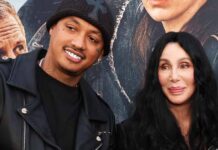 Cher and her boyfriend Alexander cozied up at ‘The Bikeriders’ Premiere