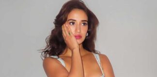 Disha Patani Rocks A Shimmery Mini Dress Puts Her Toned Legs On Display