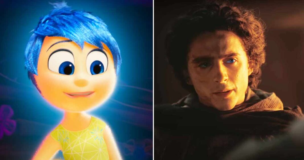 Inside Out 2 Box Office (North America) Finally, Dethrones Dune 2 To