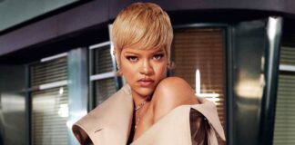 Rihanna Looks Captivating In Manish Malhotra's 18K Glod & Ruby Choker For Her Hair Care Line Launch Event