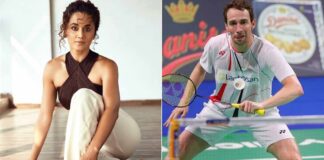 Taapsee Pannu rarely accompanies her husband Mathias Boe to his matches