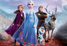 The frozen castle scene took 30 animators about 9 months to complete.