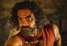 Tovino Thomas in a scene from Ajayante Randam Moshanam, showcasing its action-packed period drama