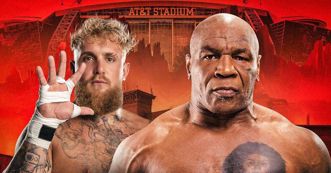 Mike tyson vs jake paul boxing record
