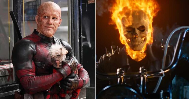 Cowboy Deadpool Ghost Rider Ryan Reynolds Revealed Scrapped Plans For Nicolas Cage's Ghost Rider ...