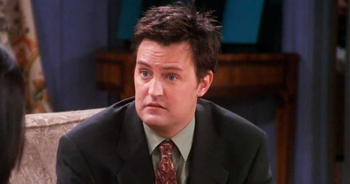 Why did Matthew Perry have a hard time shooting Friends?