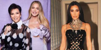 Did Kris Jenner & Khloe Kardashian Twin At Kim Kardashian’s SKIMS Holiday Party?