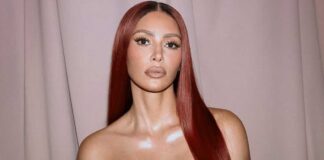 Here’s All The Details About Kim Kardashian’s Holiday Look At Skims Christmas Party
