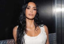 Kim Kardashian Faux Fur Set Skims