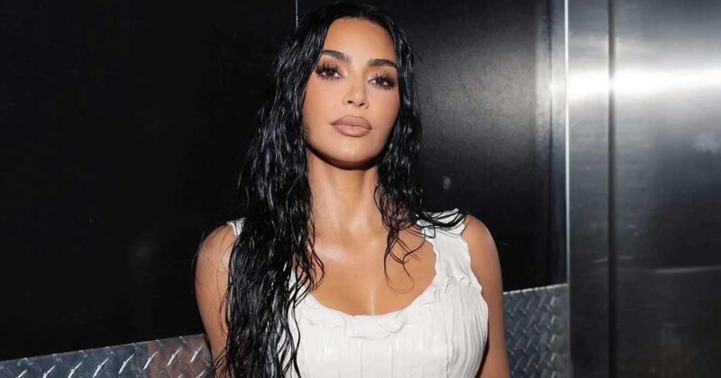 Kim Kardashian Turns Up The Heat In Sizzling Faux Fur Set For Skims ...