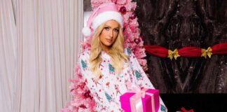 Paris Hilton Holiday Look