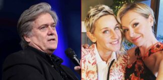 Steve Bannon Condemns Ellen DeGeneres and Portia de Rossi