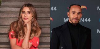 Sofia Vergara and Lewis Hamilton