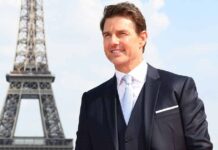 Tom Cruise Performing A Plane Stunt