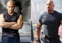 Diesel and Dwayne "The Rock" Johnson's awkward meet at the Golden Globes