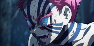 Akaza Fighting In Demon Slayer