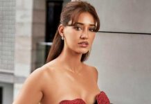 Disha Patani Looks Captivating In A Pink Sharara Set