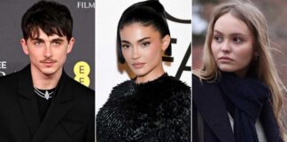 Timothée Chalamet Kylie Jenner Oscars Exit