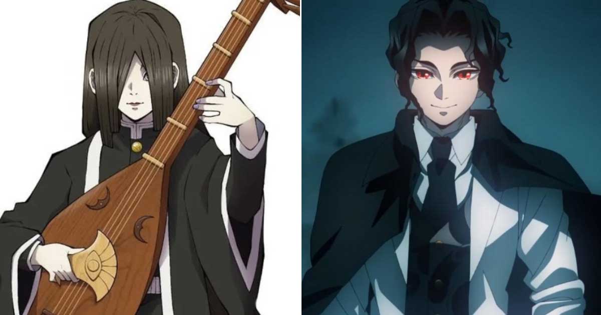 Nakime Playing Biwa Mysteriously
