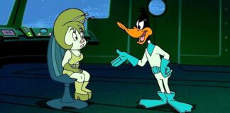 Duck Dodgers Standing Proud In Space Uniform