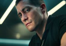 Was Jake Gyllenhaal stuck in a chair while shooting The Guilty?