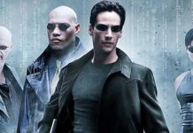 The Matrix Iconic Green Digital Rain Visual
