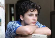 Did Timothée Chalamet wear an earpiece in Call Me By Your Name’s last scene?