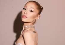 Ariana Grande Showing Her Meaningful Tattoo Close-up