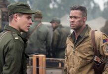 Brad Pitt In Fury With Iconic Haircut