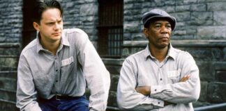 Freeman’s Character Watching Andy In Courtyard