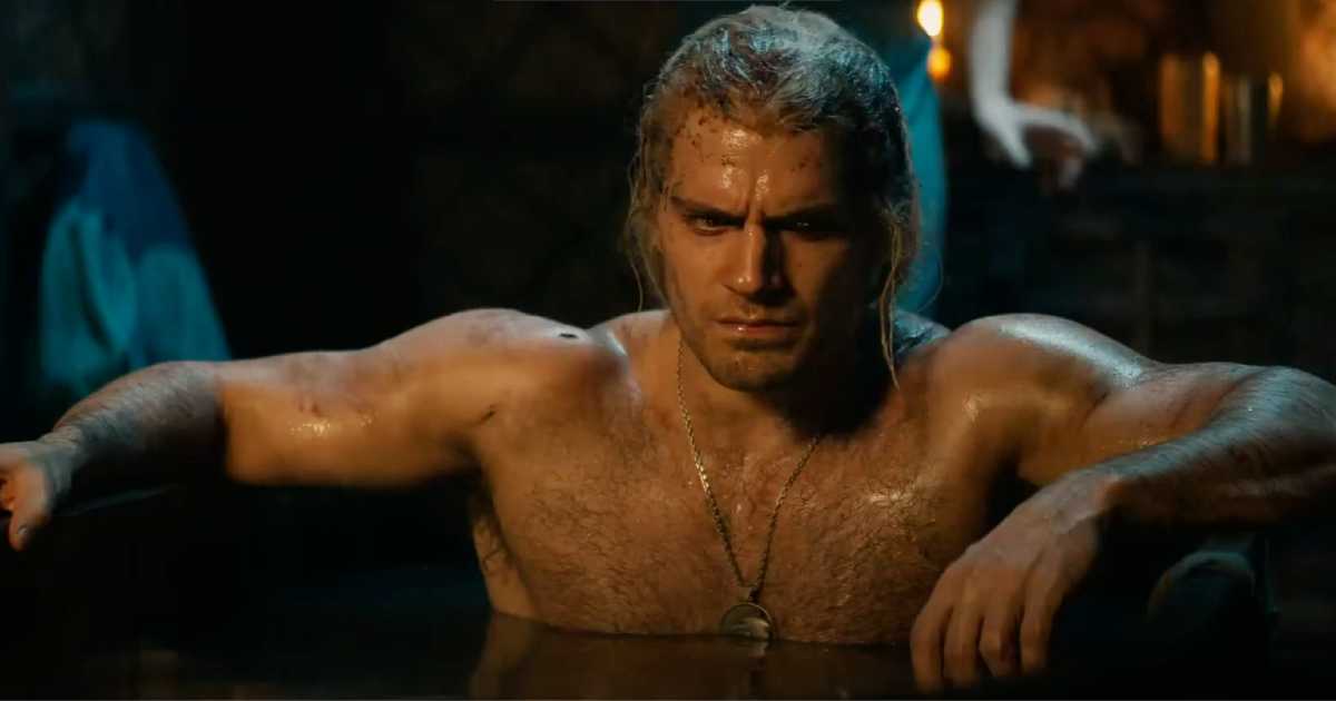 The Witcher: Season 1 Geralt Bathtub Scene