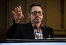 Robert Downey Jr Wearing Platform Shoes Publicly