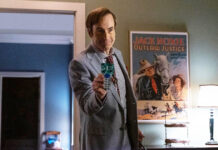 Bob Odenkirk on Better Call Saul set after heart attack.