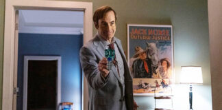 Bob Odenkirk on Better Call Saul set after heart attack.