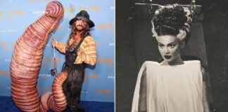 Boldest Hollywood Halloween Looks Of All Time: From Heidi Klum’s Worm Outfit To Kylie Jenner’s Frankenstein’s Bride Boldest Hollywood Halloween Looks Of All Time