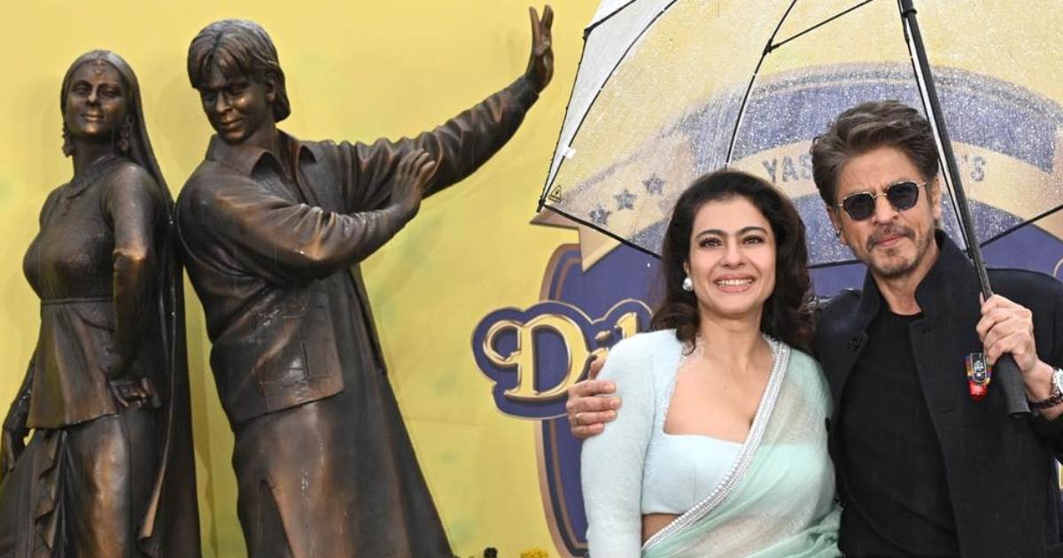 Shah Rukh Khan & Kajol’s DDLJ Tribute Bronze Statue Unveiled At Leicester Square