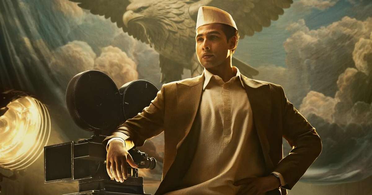 Siddhant Chaturvedi’s first-look poster as V. Shantaram