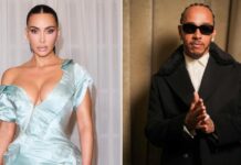 Kim Kardashian and Lewis Hamilton