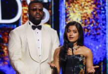 Black Panther’s Winston Duke On Sharing The Anime Awards Stage With Rashmika Mandanna: “I Had A Blast… Pure Peace” Black Panther Winston Duke With Rashmika Madanna