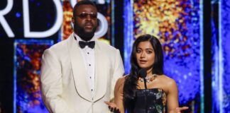 Black Panther Winston Duke With Rashmika Madanna