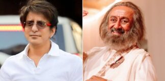 Marking 75 Years Of Nadiadwala Grandson Entertainment, Sajid Nadiadwala Meets Sri Sri Ravi Shankar On His 70th Birthday Sajid Nadiadwala Celebrates 70th Birthday