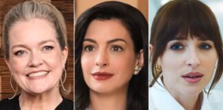 Colleen Hoover, Anne Hathaway & Dakota Johnson